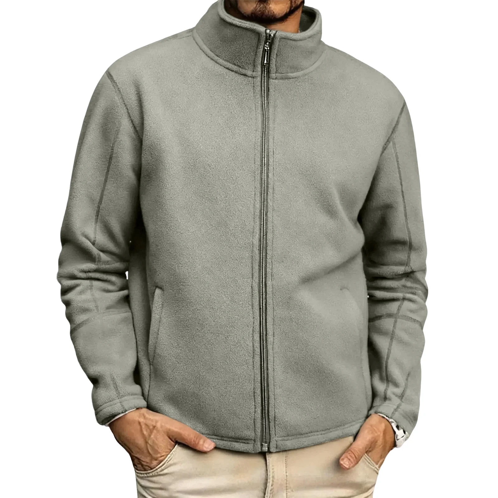 

Men'S Casual Fashion Solid Color Lapel Jacket Men'S Casual Fashion Solid Color Lapel Jacket Autumn Winter Men Jacket Man Coat