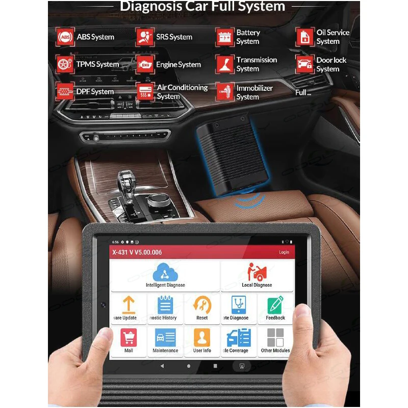 Diagnostic Scanner Car Fault Diagnosis Equipment Engine  Tool Diagzone Auto 