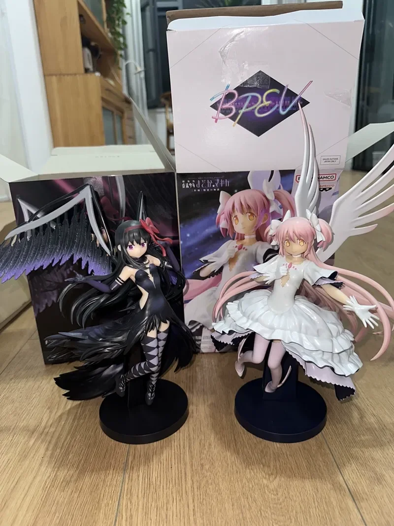 

In Stock Original Banpresto Puella Magi Madoka Magica The Rebellion Ultimate Madoka Devil Homura Pvc Anime Action Figures Model