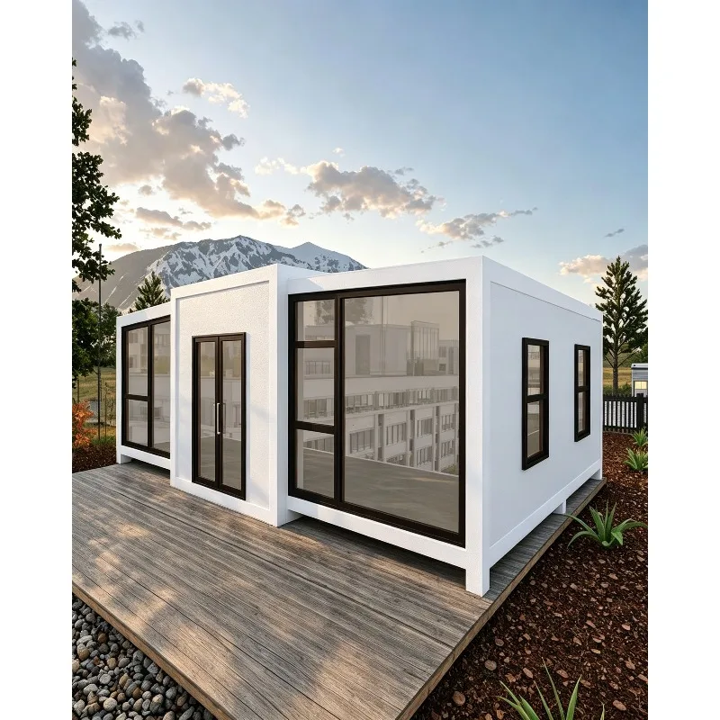 AU Standard Expandable Container House Fast Install 40 Ft Move-in Ready Modular Home Prefabricated Granny Flat House Tiny House