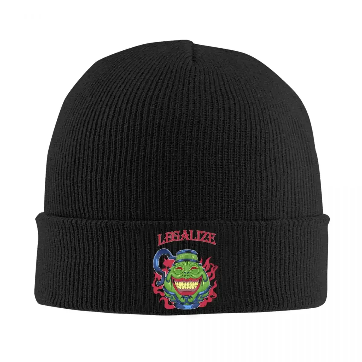 Legalize Pot Of Greed Knit Hat Beanie Winter Hat Warm Color Yu-Gi-Oh! Caps for Men Women Gift