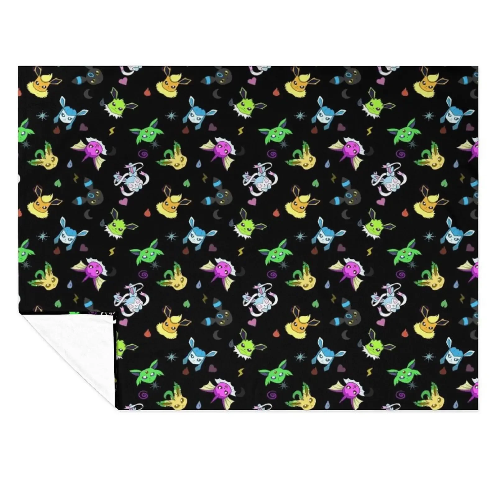

Shiny Eeveelution type pattern Throw Blanket warm winter Hair halloween wednesday Blankets