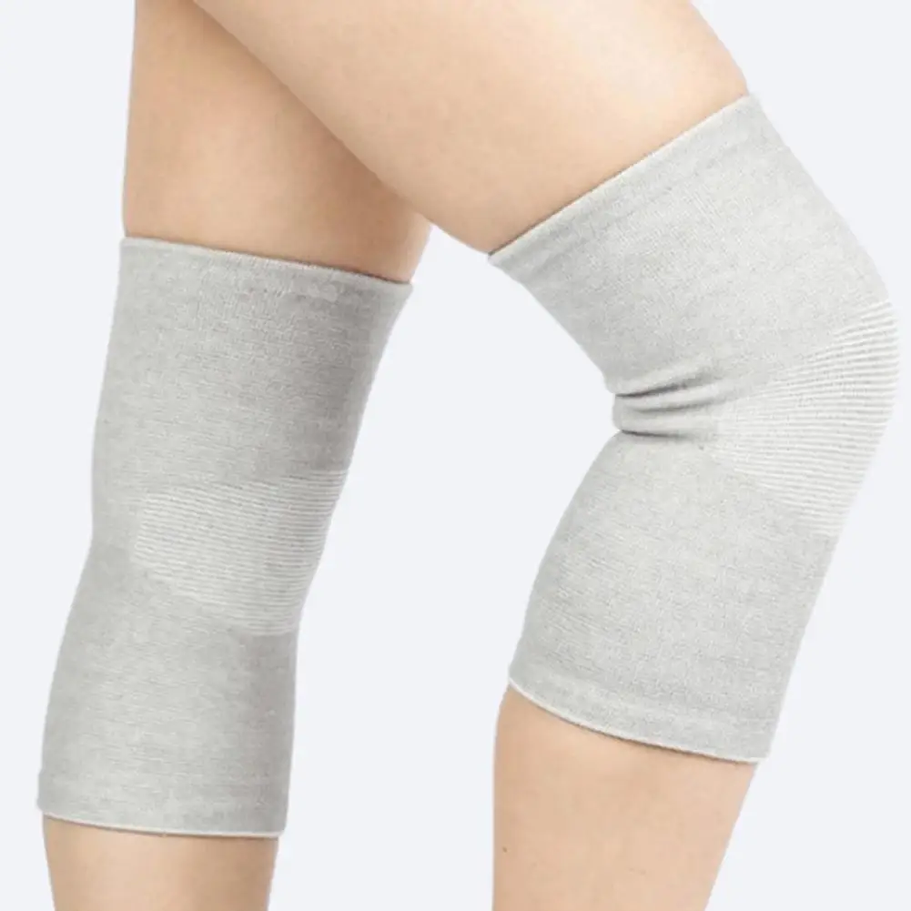 Soft Knee Sleeve Sports Knee Brace Pair Breathable Compression Sleeve for Men Women Joint Support for Running Basketball Fitness