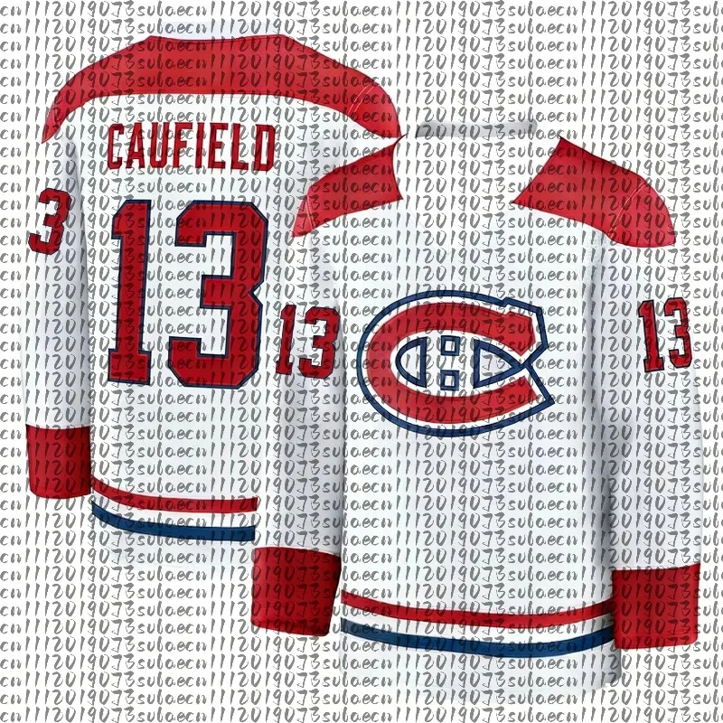 2026Summer Retro Style Ice Hockey Jersey Red Navy White C&H Logo 3D HD Print Breathable Athletic Fan Shirt Unisex Tops Pullovers