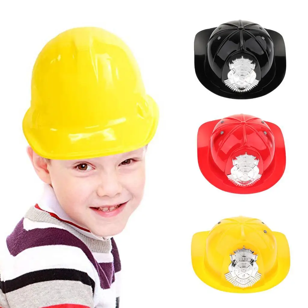 Simulation Fireman Helmet Hat Children Costume