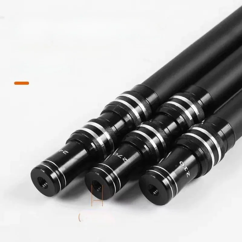 超薄型超軽量超厚型カーボン釣り竿ネットポール-2-メートル長さ調節可能ファインメッシュプロフェッショナルグレード