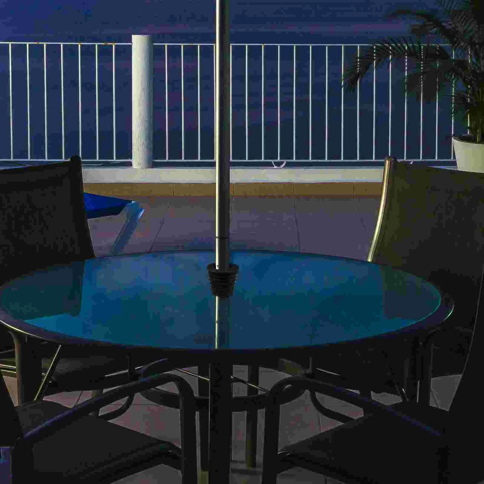 2 Pcs Sun Umbrella Protective Cover Fixing Plug Patio Table Hole Insert Umbrellas for Rain