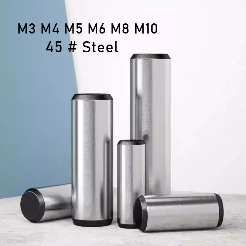 M3~M10 GB119 45 # Steel High Strength Quench Hardened Steel Solid Cylindrical Dowel Pins Fixed Parallel Pin