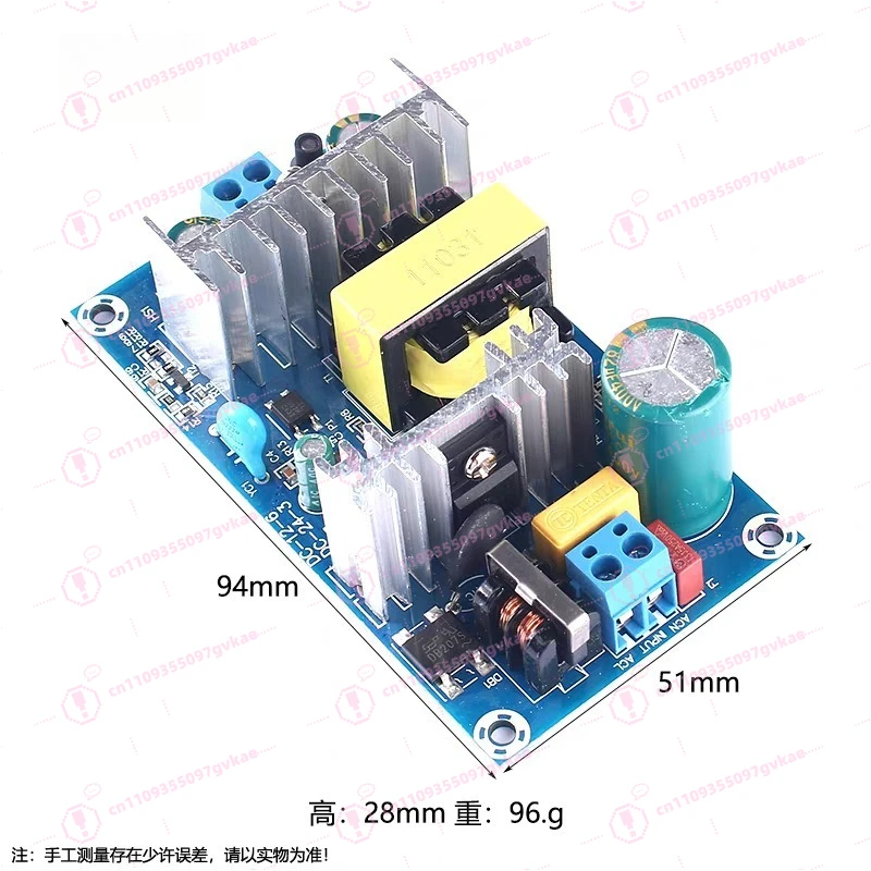 

Модуль питания 220В на 15В, высокомощный регулируемый преобразователь AC/DC, плата блока питания 15В 4А, AC/DC