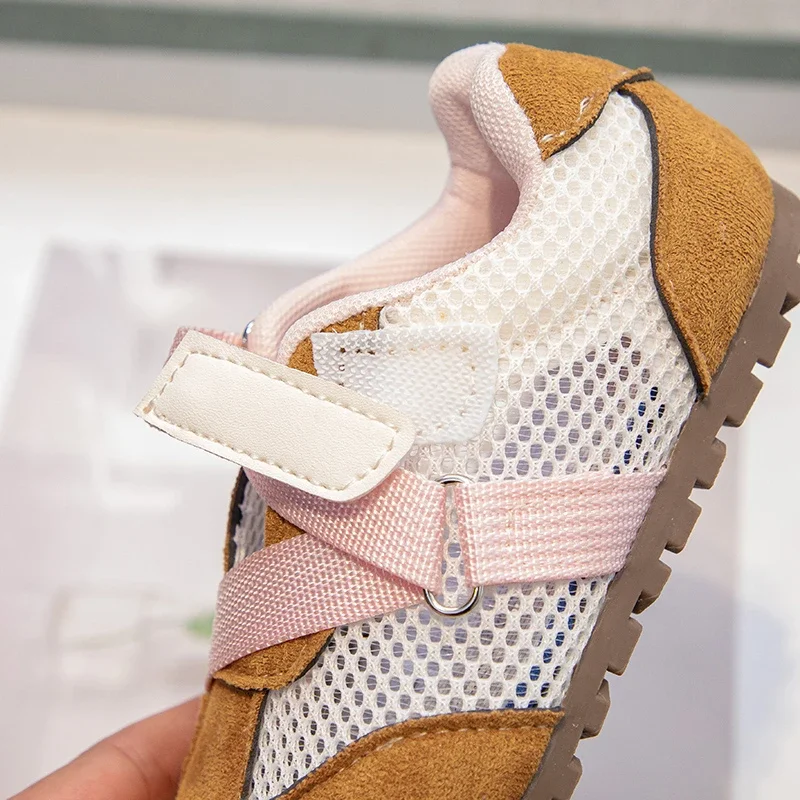 Summer New Children Sprorts Sandals for Girls Non-Slip Breathable Casual Toddler Footwear Running Shoes for Girls Daily Wear
