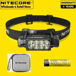 2000 Lumens NITECORE HC65 UHE Ultra High Triple Output Outdoor Camping Headlamp with 4000mAh Li-ion Battery