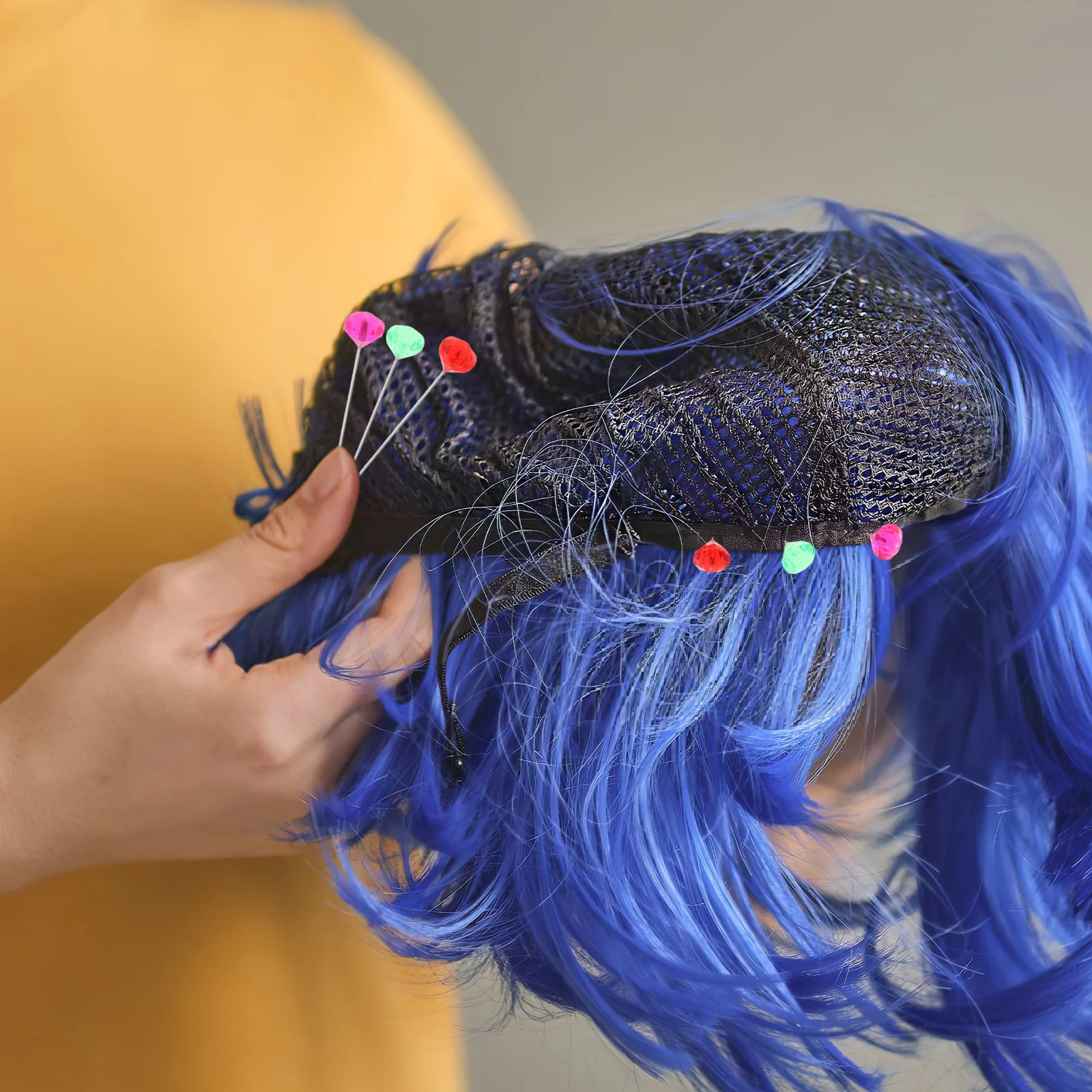 

100Pcs Sparkling Diamond Head Pins Bridal Flower Bouquet Corsage Embroidery Crafting Supplies Acrylic Head Corsage Pins