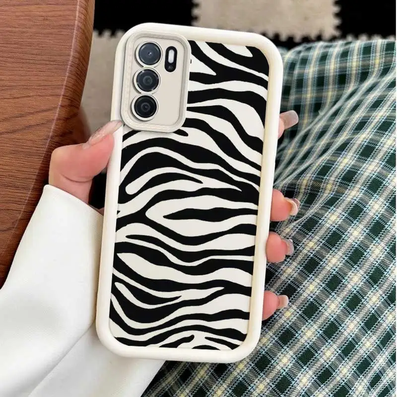 A54S Leopard Elegance Sky Eye Ladder Phone Case For OPPO A54 A52 A38 A36 A35 A33 A32 A31 A18 A17 A16 A15 A12 A9 A8 A5S A1 Cover