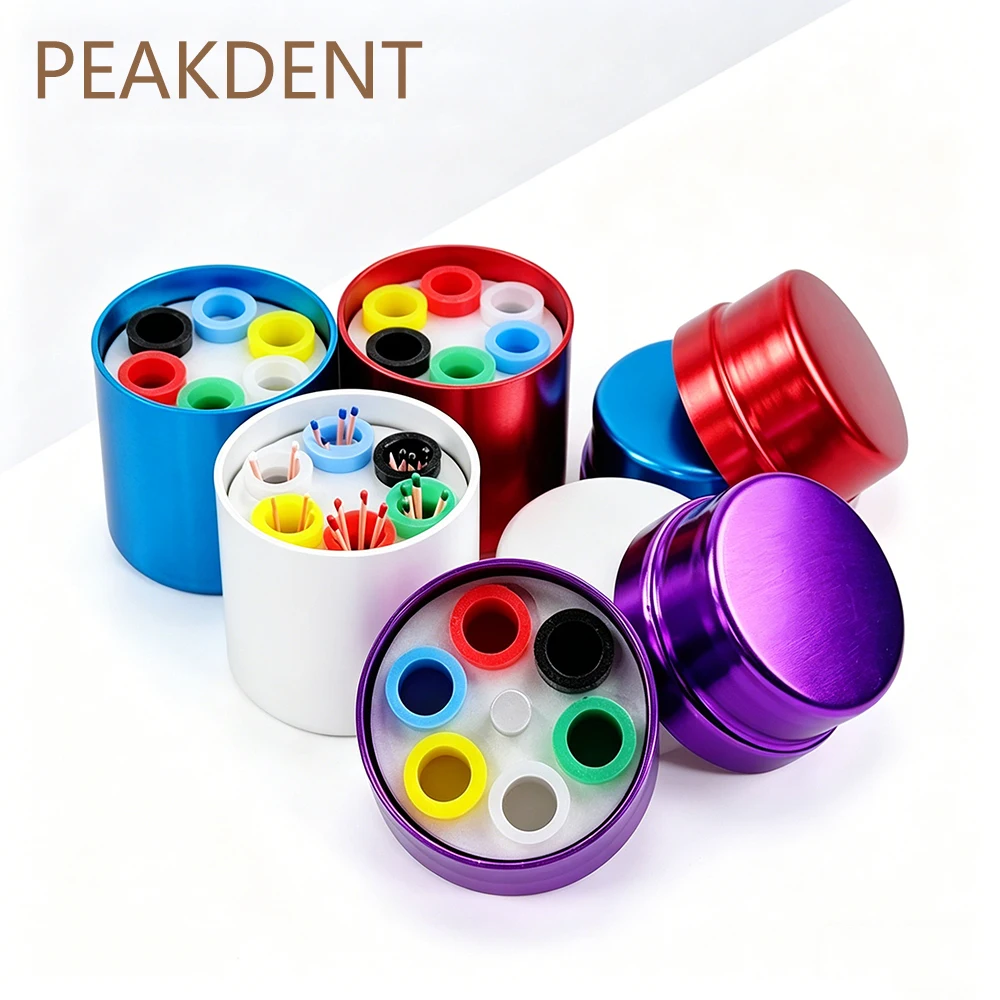 

6 Holes Dental Sterilization Box Burs Disinfection Endo Files Holder Box Autoclavable Box Endodontic Endo Dentist Tool Accessori