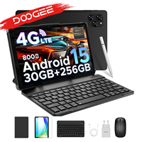DOOGEE Tab G6 2 in 1 Tablet PC 4G LTE 11 Inch Android 15 30GB RAM(6 + 24) 256GB ROM mAh 8000 Battery Support Widevine L1 Tablet PC