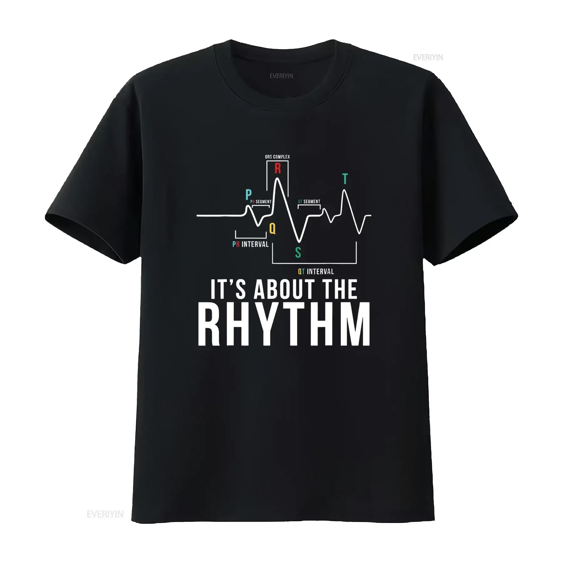 

Женская футболка It About The Rhythm Cardiology с сердцем медсестры EKG, винтажная стираная дизайнерская одежда, уличная одежда с графикой, повседневная одежда
