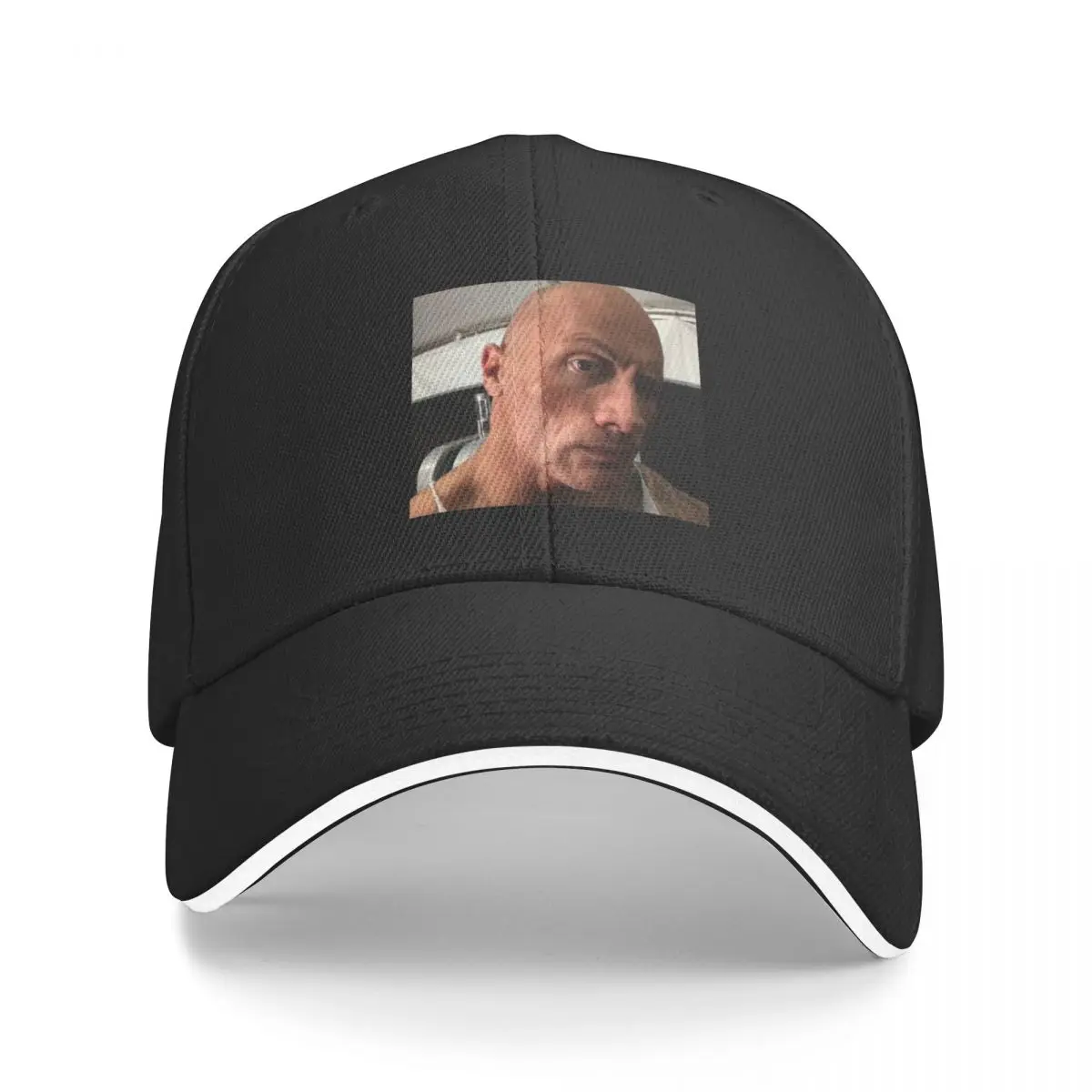 

Dwayne The Rock Johnson eyebrow raise meme Baseball Cap Hat Man Luxury Hood Sun Hat For Children Women Men's