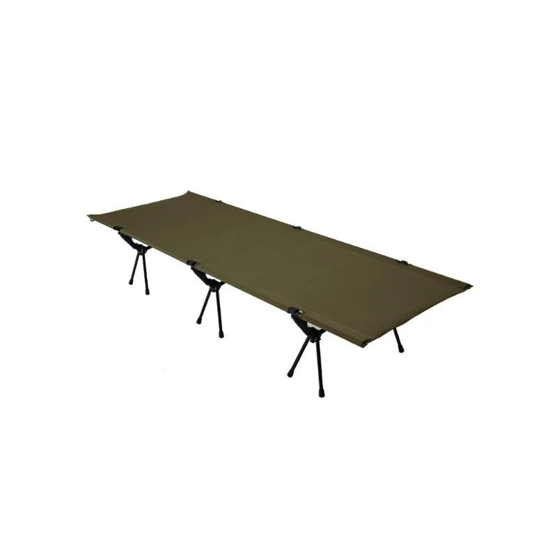 Easy Folding Bed Lightweight Aluminum Alloy Outdoor Camping Multi Purpose Self Driving Travel Portable Hot Selling Single Bed
