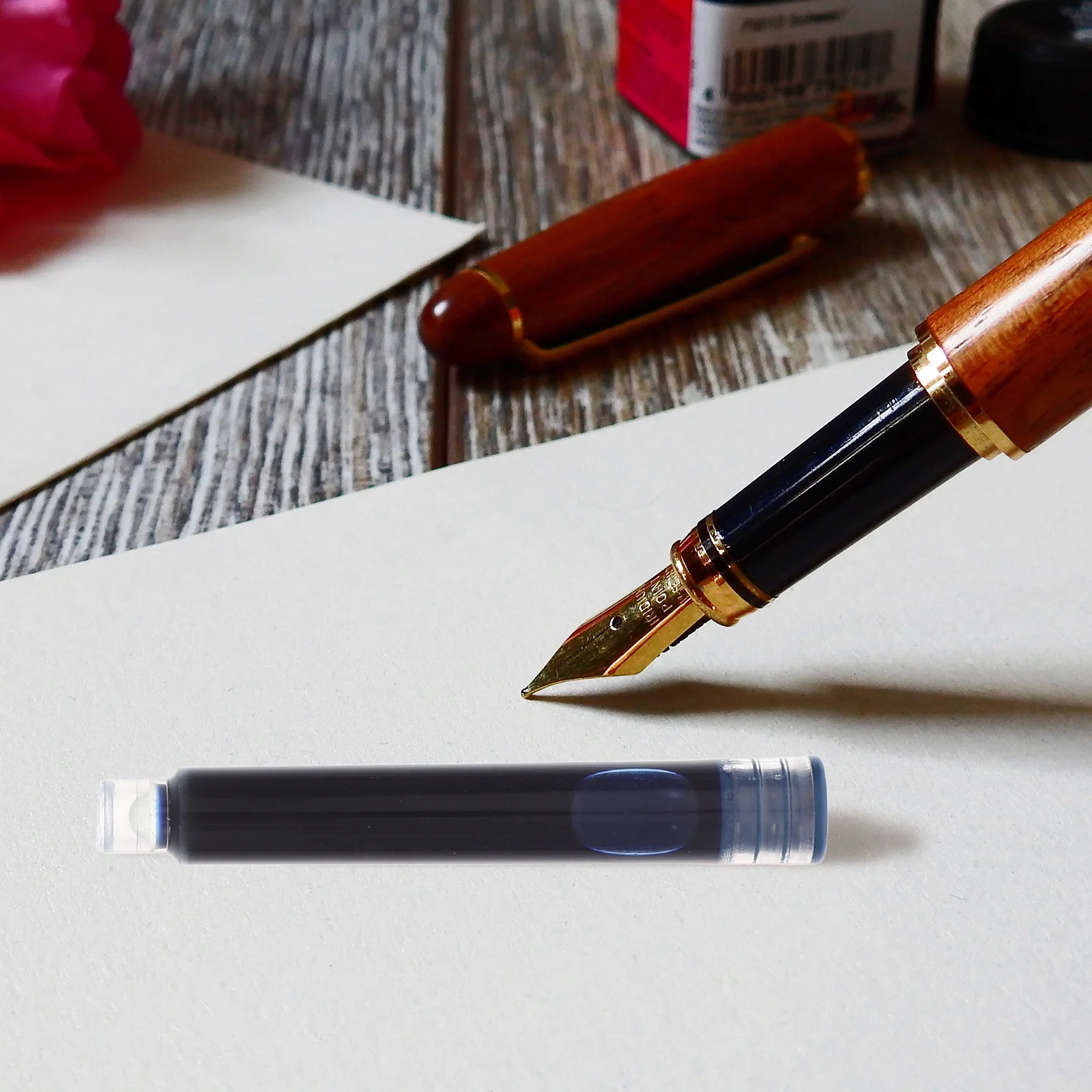 100 قطعة قلم حبر قابل للمسح عبوات حبر الكتابة السلسة عبوة حبر قابلة للاستبدال لمستلزمات الكتابة المكتبية المدرسية