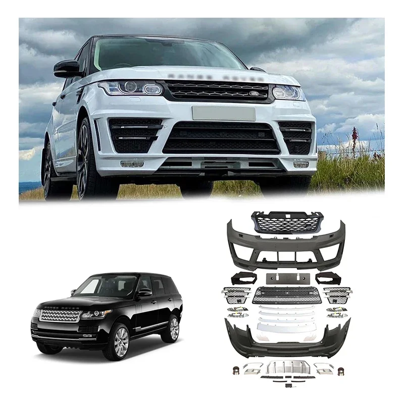 

New Style LM Style Body Kit Rear Bumper Front Bumper Grille Wide Body Kit For Land Rover Range Rover 2014-2017 on sale