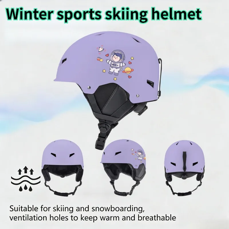 

New Half-covered Anti-impact Ski Helmet Unisex Adult Kids Snow Safety Snowboard Helmet