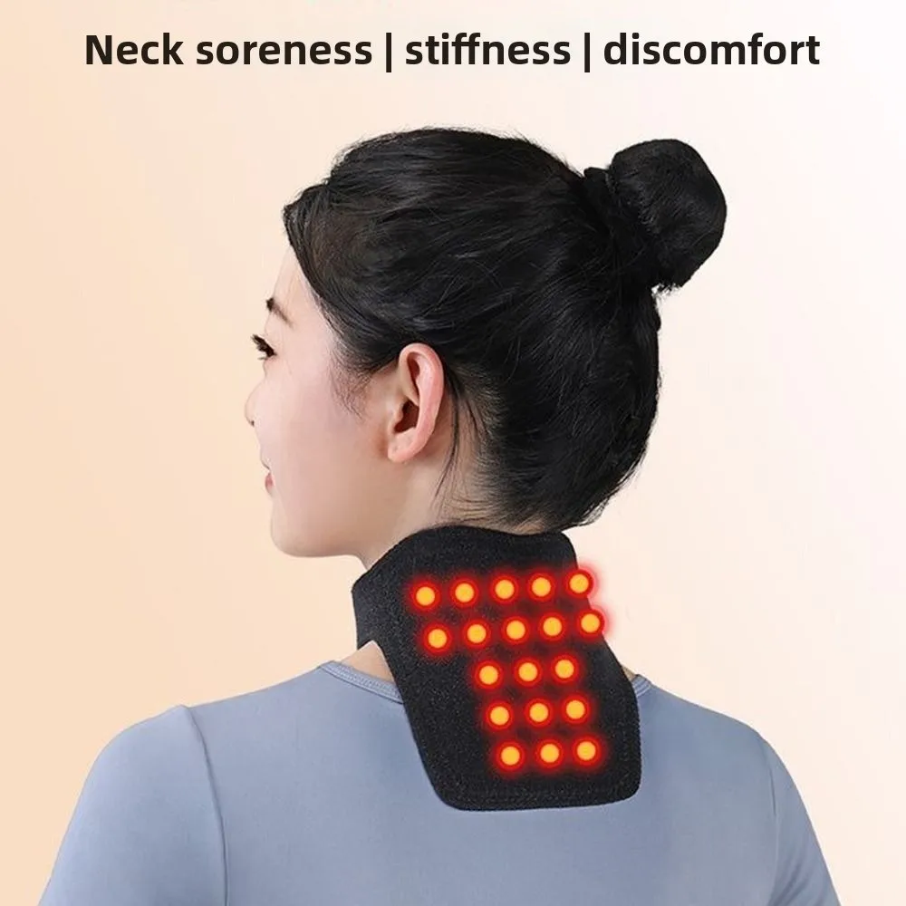 9/19 Magnetic Stones Self Warming Cervical Collar Quickly Heating Cervical Protection Neck Support Belt Skin-friendly