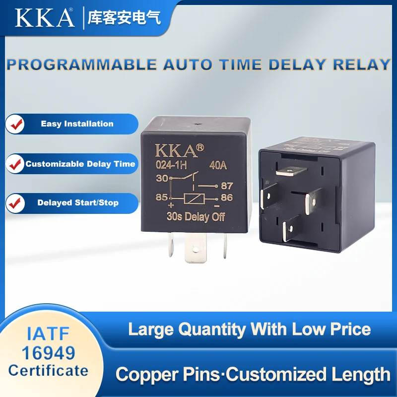

12V Time Delay Relay SPDT SPST Relay, 1s 6s 10s 30s 1min second Delay on Relay, Programmable Delay on Delay Off Relay