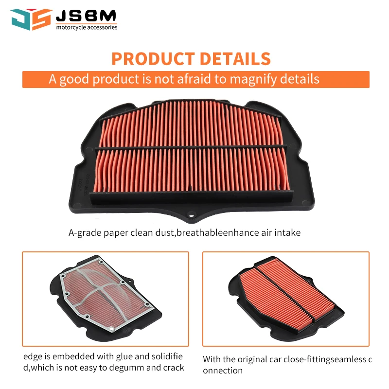 JSBM Motobike Engine Replacement Part Air filter for Suzuki GSX1300R Hayabusa 2008-2020 GSX1300RA ABS 2013 -2020 G​SX1300RZ 1340