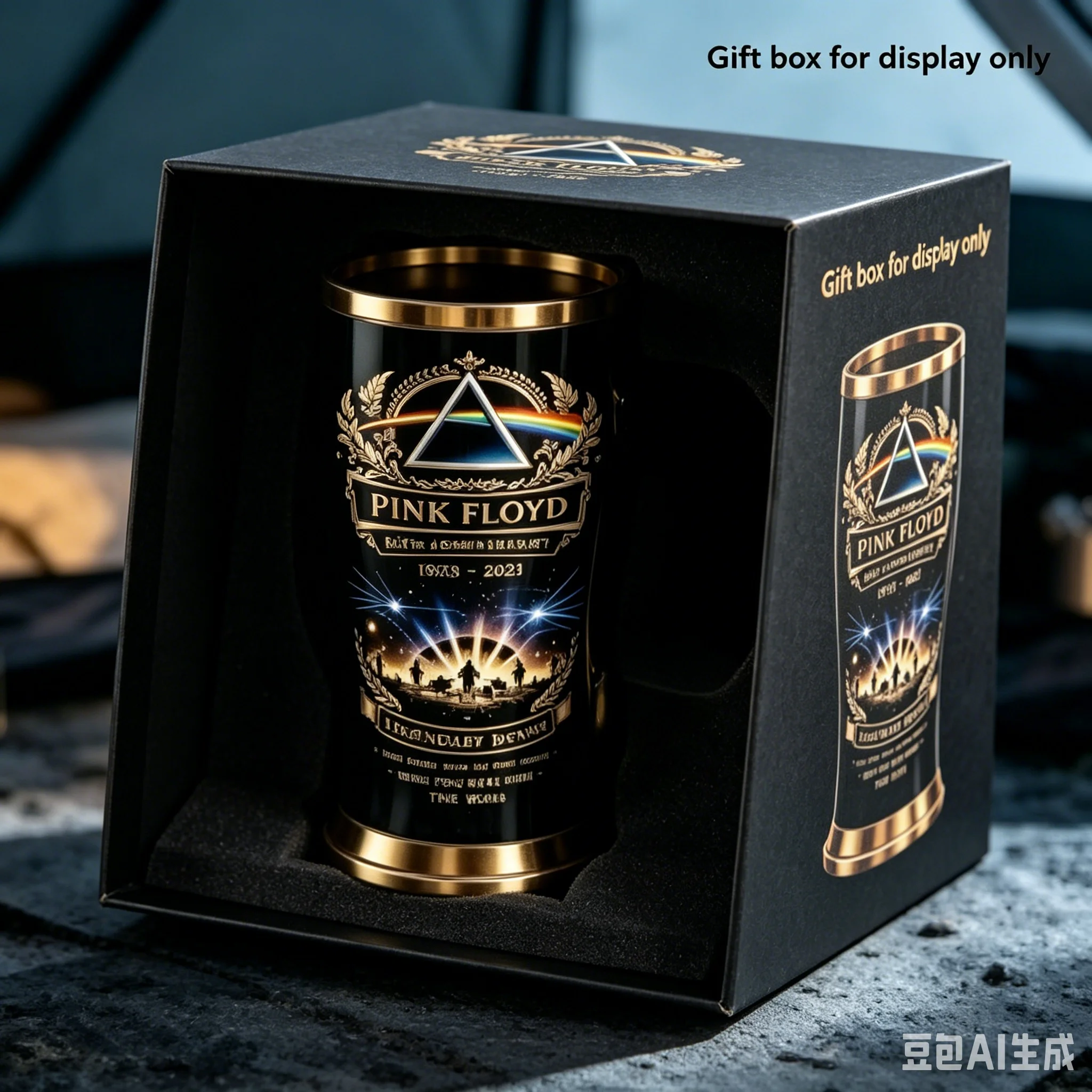 YANG Pink Floyd 60th Anniversary Retro Rock Band Insulated Tumbler - Music Lovers Themed Coffee Mug Drinkware for Insulated Beve