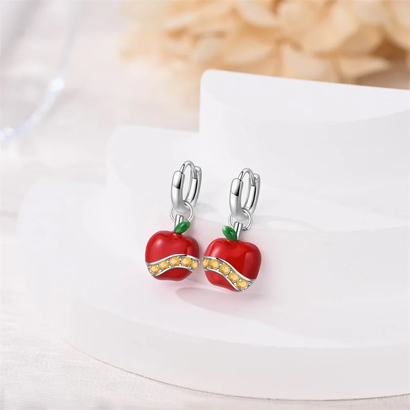 2025 Women\'s New Apple Strawberry Cherry Flowers Spring Original Earrings Party Wedding Sweet Romance Best Exquisite Jewelry