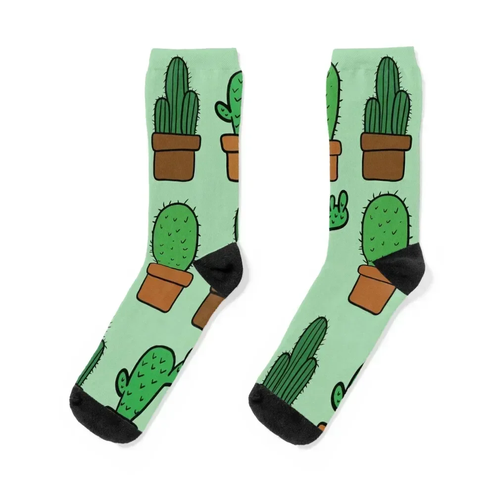 Cactus set design Socks anti slip football christmas stocking floor football Men Socks Luxury Brand Women's