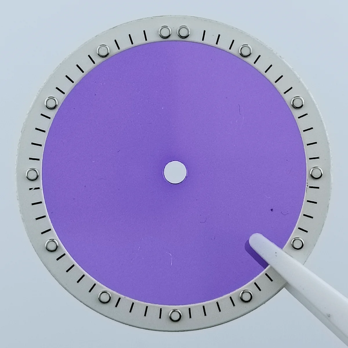 28.5mm NH70 Dial Watch Face For NH70 NH72 NH35 NH36 Movement Transparent Surface Accessories Luminous Watch Parts