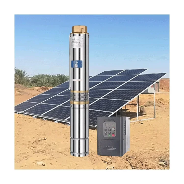 

3HP 4inch 13m3/h 110m 220V Solar Water Pump Borehole Submersible Solar Pumps Deep Well for Agriculture