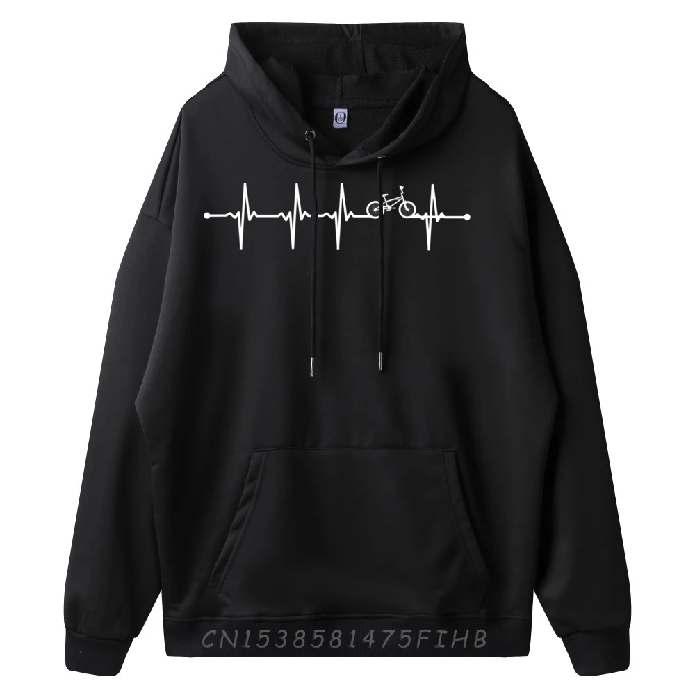 Heartbeat 96 Black Hoodies Camiseta Masculina Large Size Illustration New Pullover Hoodies