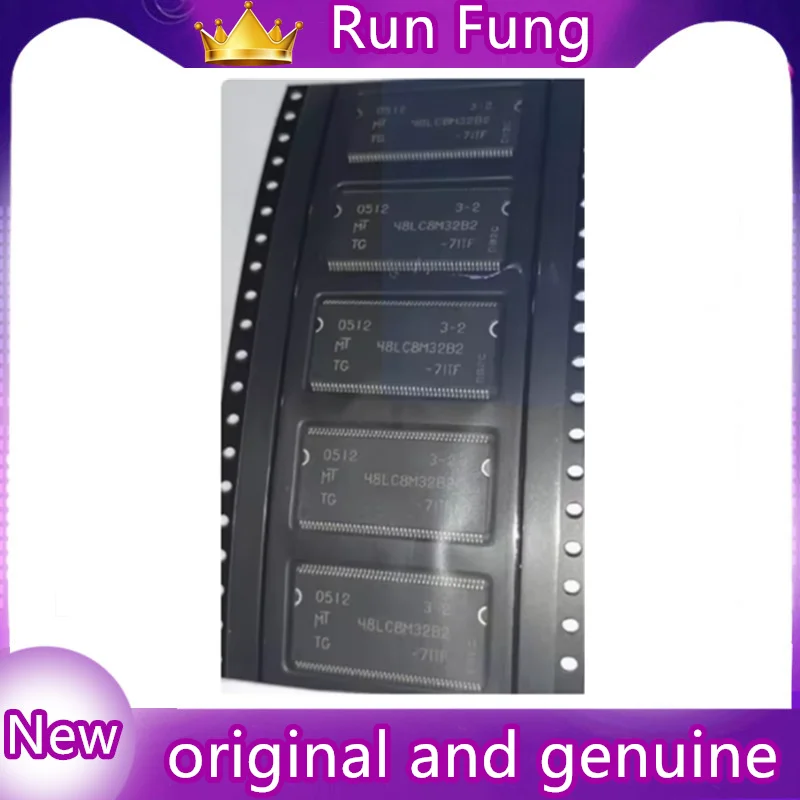 10PCS/LOT MT48LC8M32B2P-7IT:F   TSOP86