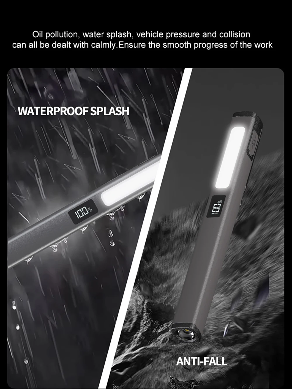 قابلة للشحن القلم ضوء مصباح يدوي Led القلم مصباح جيب ضوء للتخييم العمل إصلاح في الهواء الطلق صغيرة صغيرة Cob ضوء المغناطيس