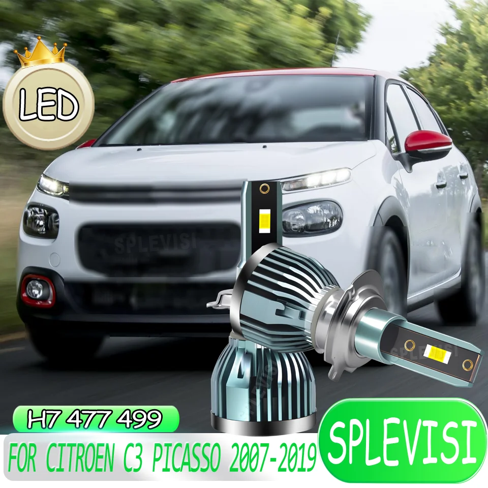 

Easy Installation waterproof Headlight Low Beam Lights For CITROEN C3 PICASSO 2007 2008 2009 2010 2011 2012 2013 2014 2015-2019