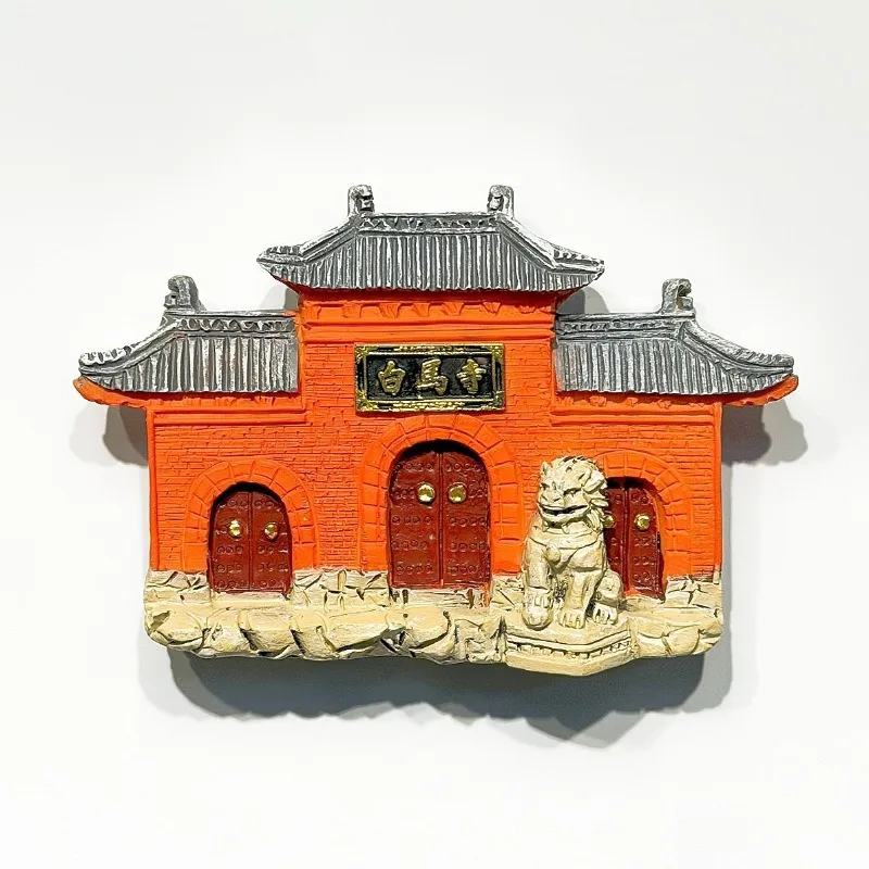 Ímãs de geladeira 3D da Ásia China Luoyang Hangzhou Zhangjiajie Lembrança de viagem Adesivo de geladeira Decoração de cozinha para casa Presentes