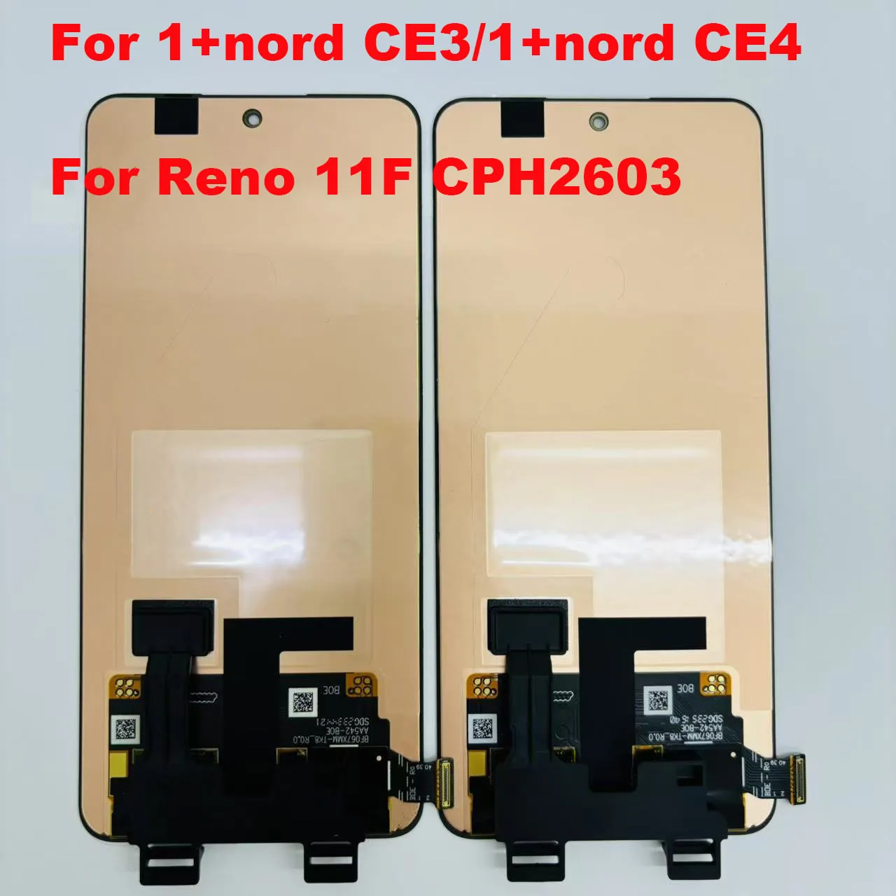Original AMOLED For OnePlus Nord CE3/OnePlus Nord CE4 LCD Screen Reno 11F CPH2603 Display+Digitizer Touch For Oppo F25 Pro LCD