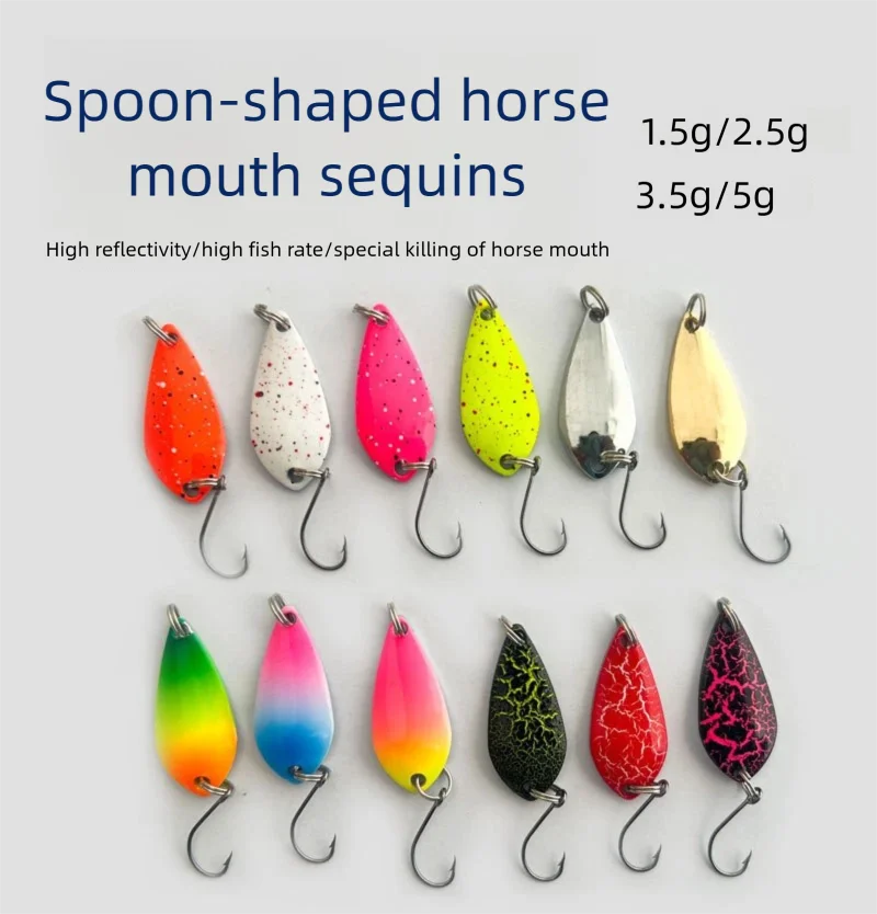1 pieza de señuelo de pesca de - Fishing Lure Spoon reseña y precio