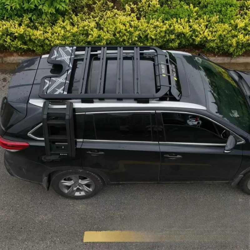 Suitable for 15-24 Modification Rack Luggage Frame Side Ladder Highlander Roof Platform