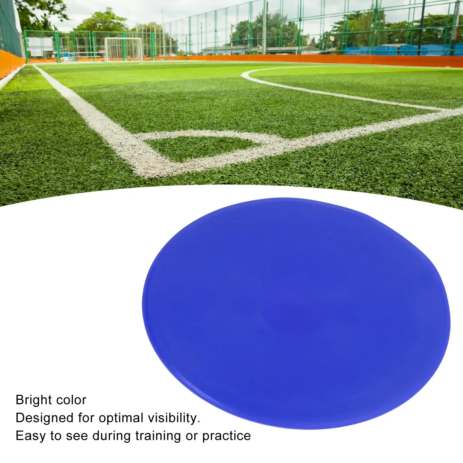 

10 шт., спортивные пятна для пола, маркер, плоский диск, яркий цвет, плоское поле, пятна для пола для тенниса, футбола, тренировок