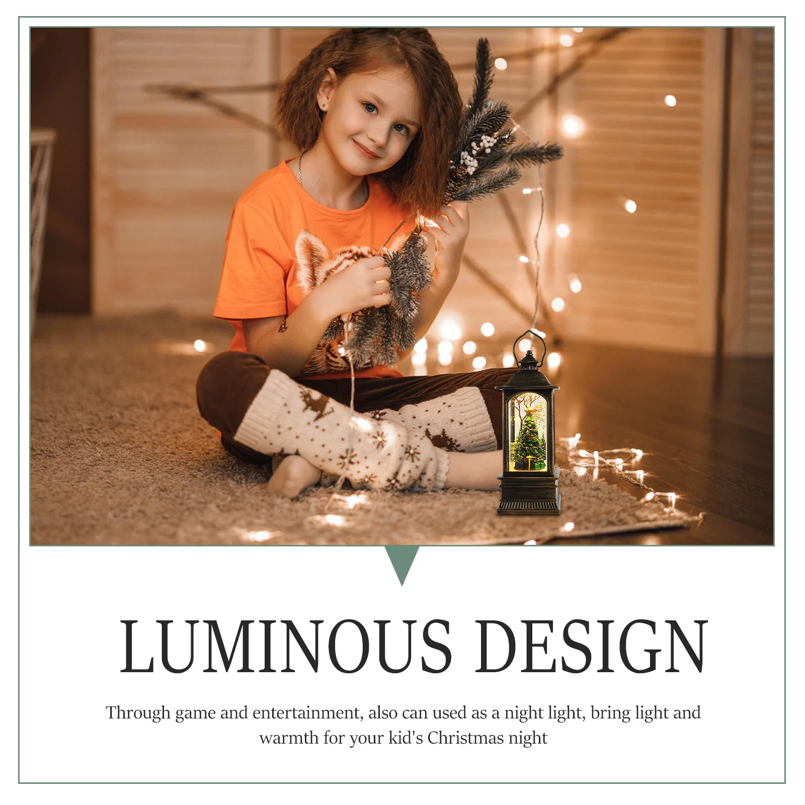

Mini Light Operated Tabletop Lanterns, Glowing Christmas Decor, Hanging Night Light, Desktop Christmas Ornament,
