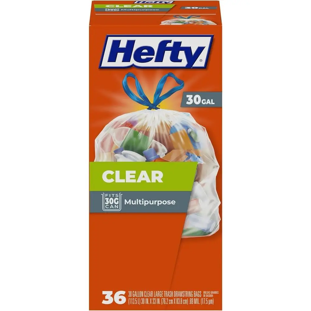 

30 Gallon 36-Pack Large Scent-Resistant Trash Bags