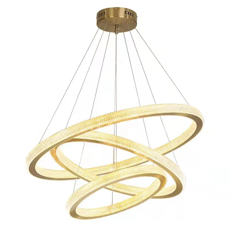 

Living room modern simple atmosphere light luxury Internet celebrity chandelier, round creative dining light