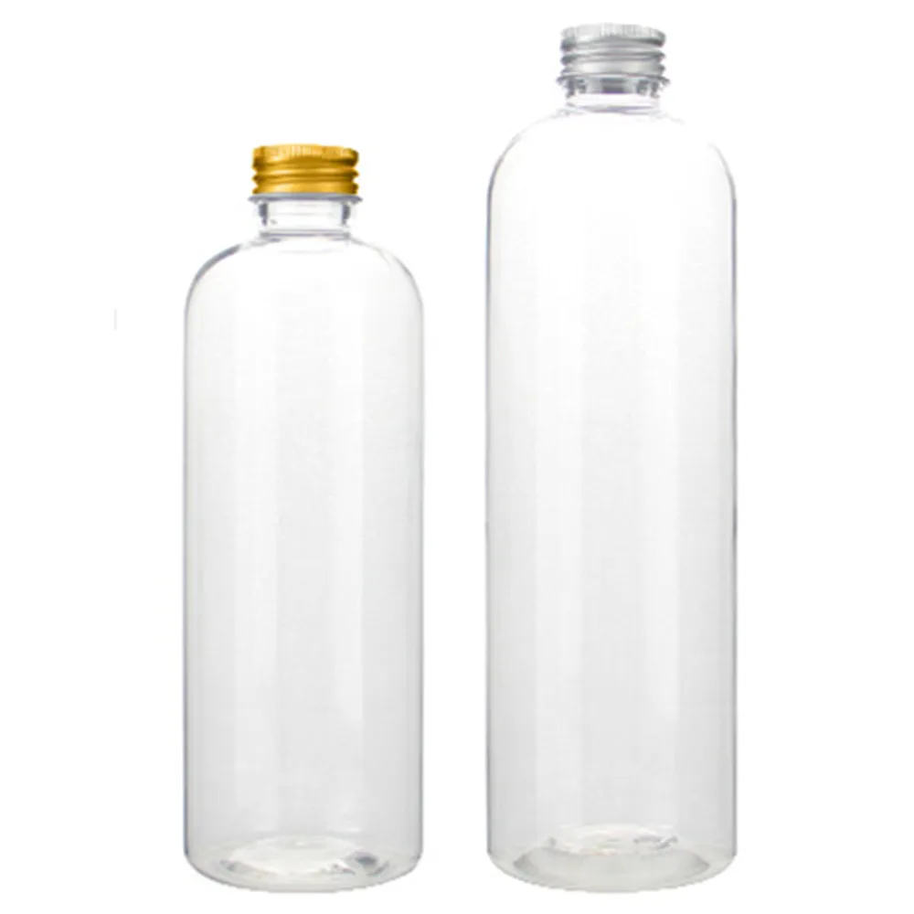 

empty Plastic Bottles,1oz/2oz 15/20/30ml/50/100ml 120ml 150ml 200ml 250ml 300ml 500ml clear PET bottle with plastic aluminum Lid