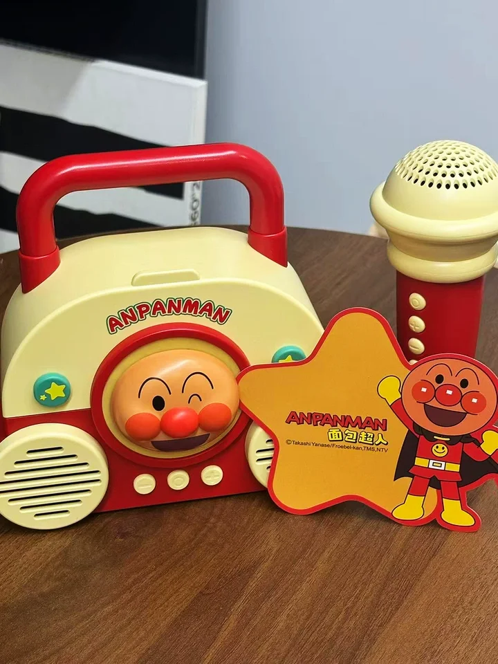 Martube New Anpanman Portable Microphone Speaker Portable Wireless Karaoke Kawaii Anpanman Birthday Gift Anime Peripheral Gifts view 5
