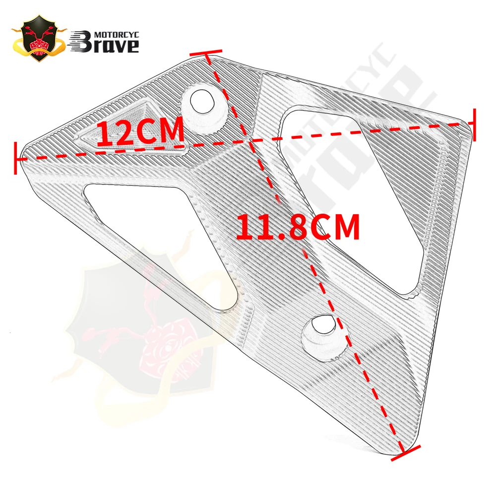 Motorcycle Accessories Aluminum Voltage Regulator Cover For DUCATI Multistrada V4 V4S Sport P ikes Peak / Rally 2022 2023 2024