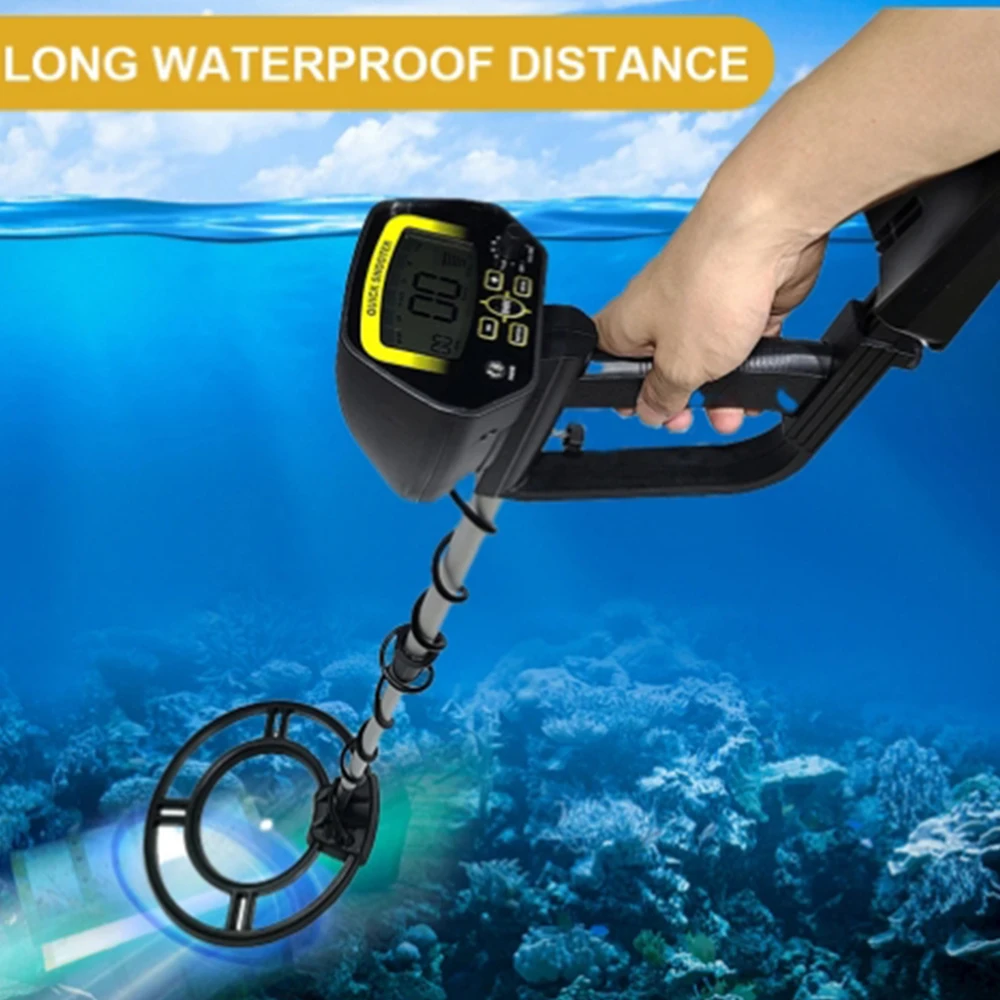 MD-4060 High Sensitivity Metal Detector Professional Underground Gold Detectors Pinpointer Detecting Jewelry Treasure Hunter