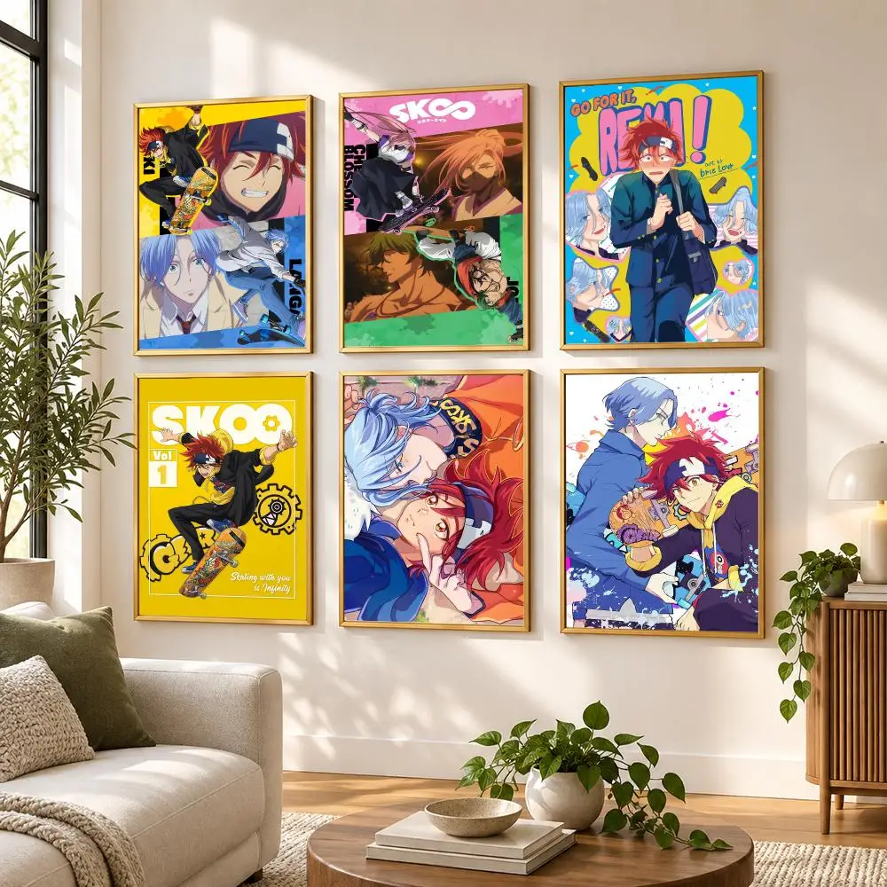 Anime Cool Boy S-Sk8 The Infinity Poster HD Art Sticky Wall Waterproof Home Living Room Bedroom Bar Aesthetic Decoration
